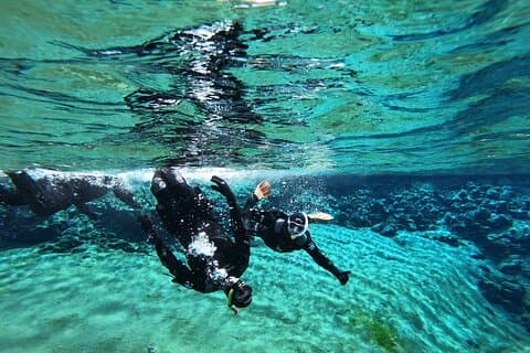 Snorkeling in Silfra