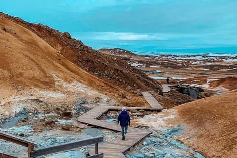 Geothermal and Volcanic landscapes & transfer to the Blue Lagoon