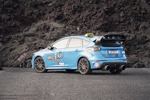 Private Airport Transfer in Icelands Only Rally Car Taxi