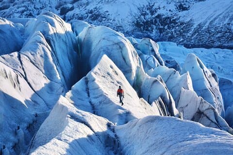 Joining glacier hiking tours in Iceland is a popular way to explore the country's icy landscape.