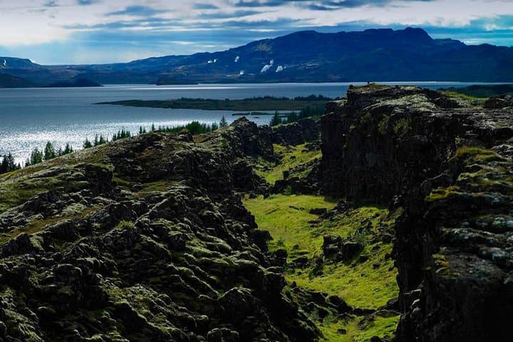Þingvellir national park and rift between two continents