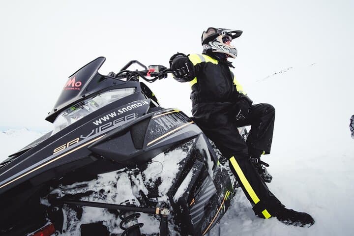Fast-Paced Glacier Snowmobile Adventure from Gullfoss