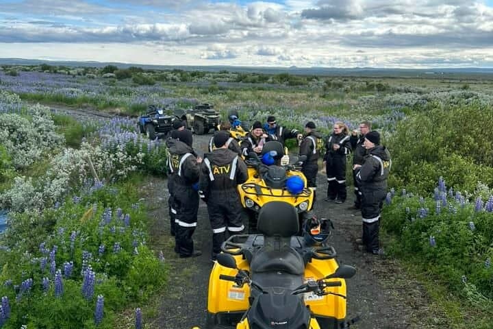 2 hrs. ATV quad trip down with glacier river Northeast of Iceland