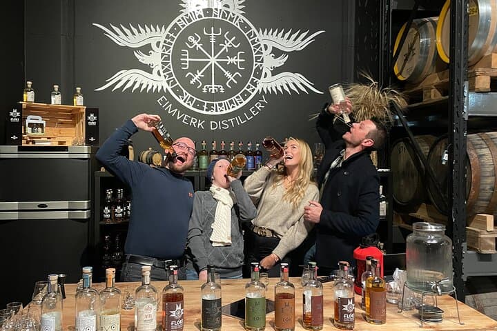 Our tour includes a visit to Eimverk, one of the oldest distilleries in Iceland