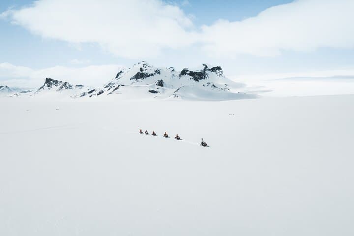 Glacier Snowmobiling and Natural Ice Cave Tour from Reykjavik