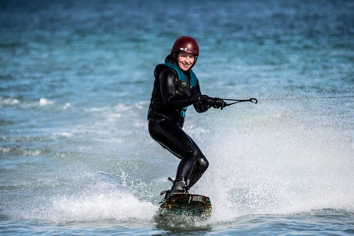 Private wakeboarding or waterskiing trip in Westfjords