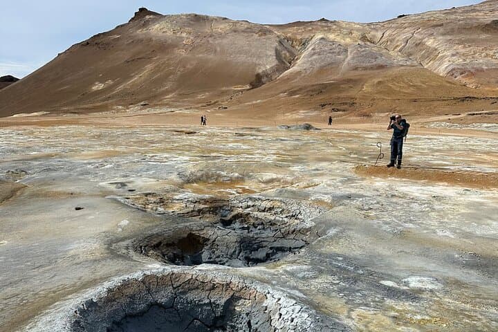 Hverir mud puts and steam geysers