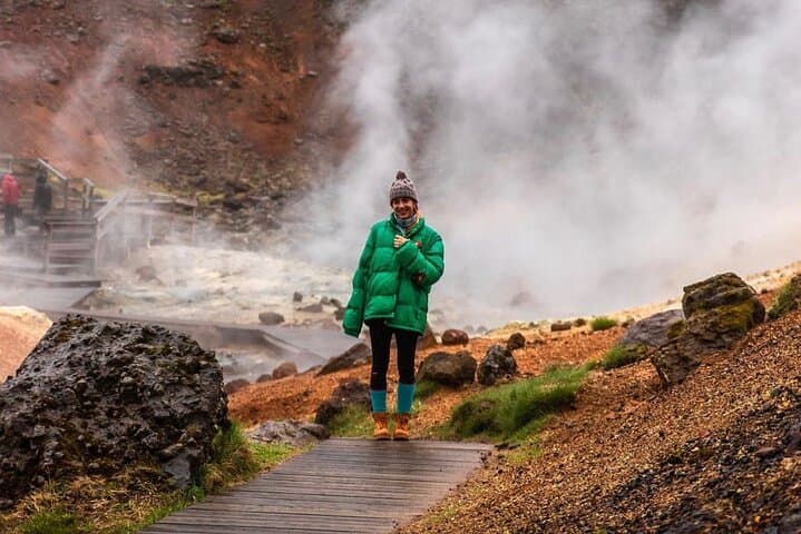 Geothermal and Volcanic landscapes & transfer to the Blue Lagoon