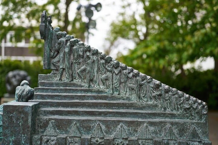 Work by Einar Jónsson in the Sculpture Garden of the Einar Jonsson Museum