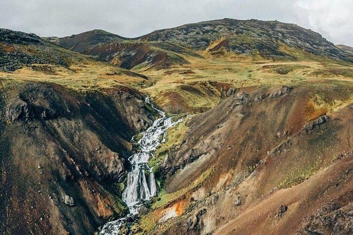 Scenary in Reykjadalur