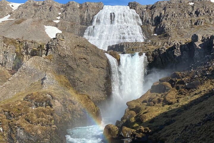 Dynjandi Waterfall and ATV Riding Private Tour