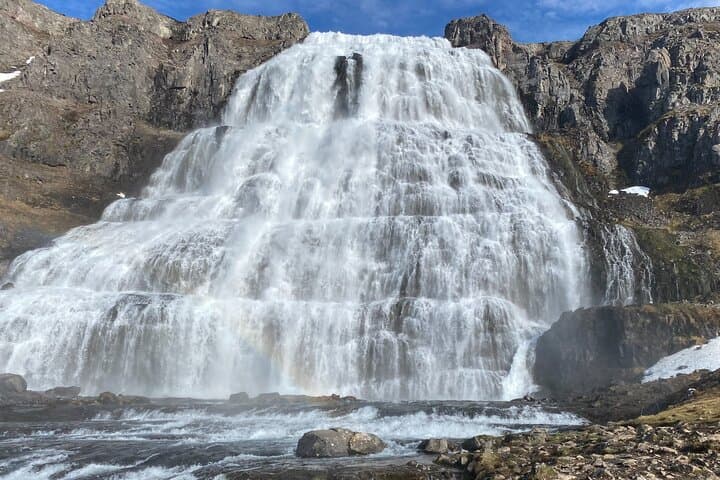 Dynjandi Waterfall and ATV Riding Private Tour