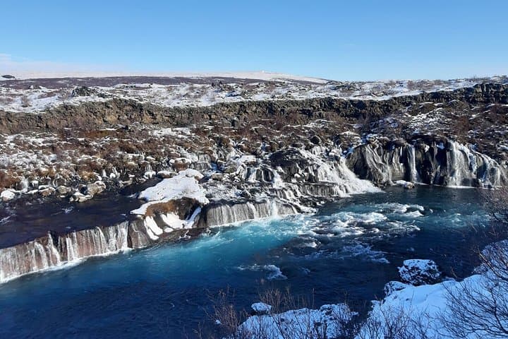 Private Silver Circle Tour with Hvamsvik Hot Springs