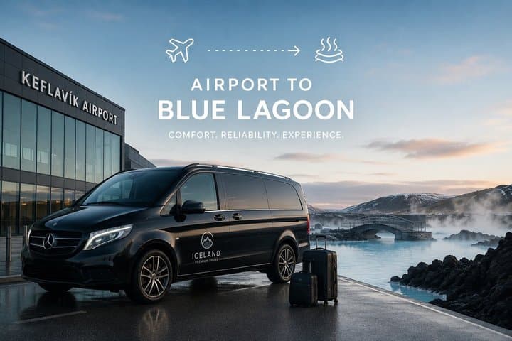 Private Airport Transfer Keflavík Reykjavík and Blue lagoon