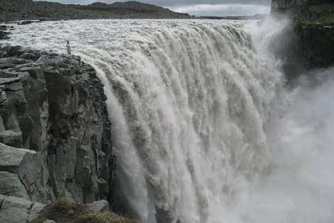 Europe most powerful waterfall