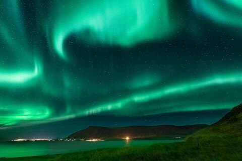 Northern lights in Iceland