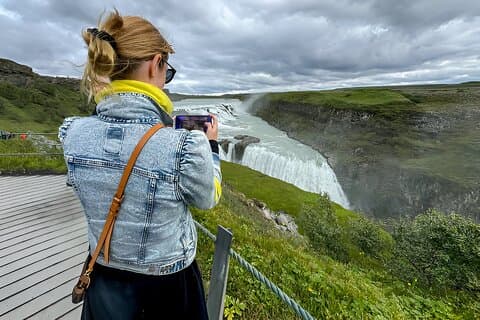 Gullfoss waterfall
