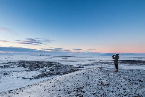 Mývatn Nature reserve 360° view from Mt.Hverfjall