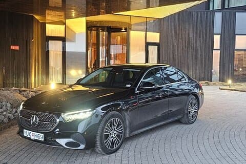 The one and only Mercedes E class Ambient advance in Iceland