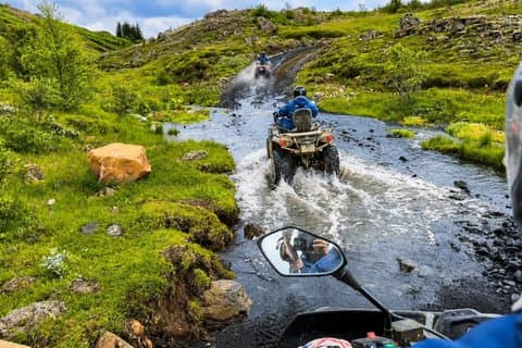 2.5 hour Twin Peaks ATV Adventure with pickup from Reykjavik