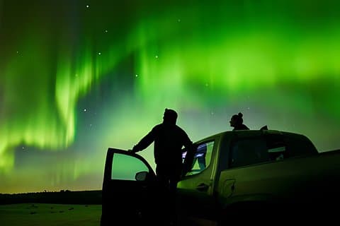 Private Northern Lights Tour with Hvammsvik Hot Spring Tickets