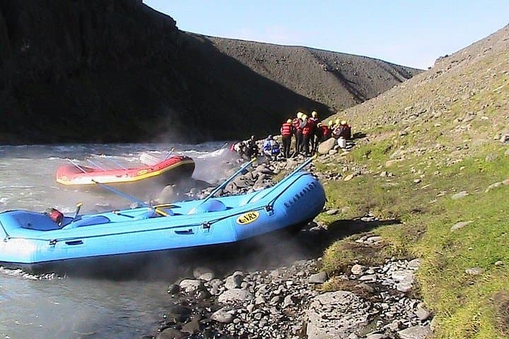 West Glacial River Rafting Tour near Akureyri