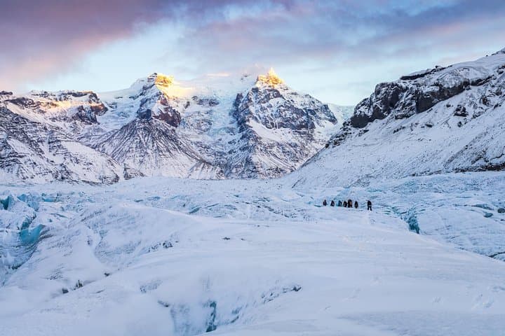 Falljökull or ''falling glacier'' in Icelandic, known for a stunning icefall higher up on the glacier
