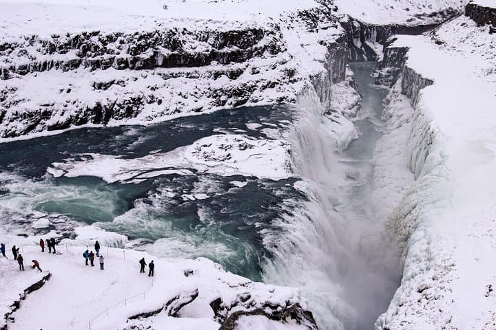 Gullfoss in winter