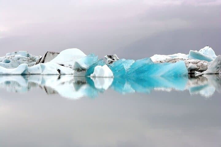 2-Day Blue Ice Cave, Glacier Lagoon and South Coast - Small Group