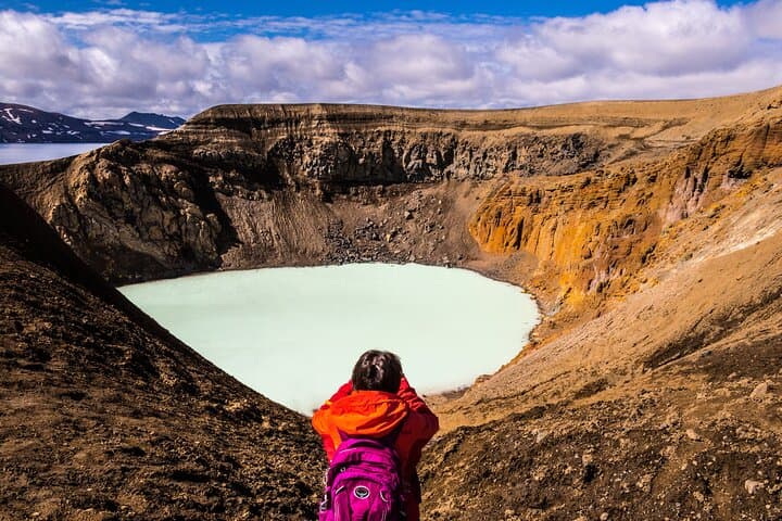 Viti crater and Lake Askja