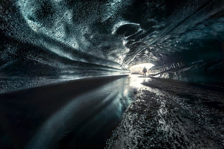 Ice Cave by Katla Volcano Super Jeep Tour from Vik