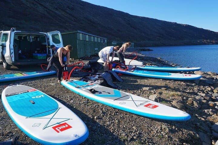 Private Stand Up Paddle Boarding Guided Activity in Hvalfjordur