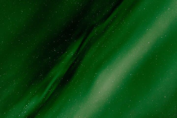 Close up of the aurora borealis