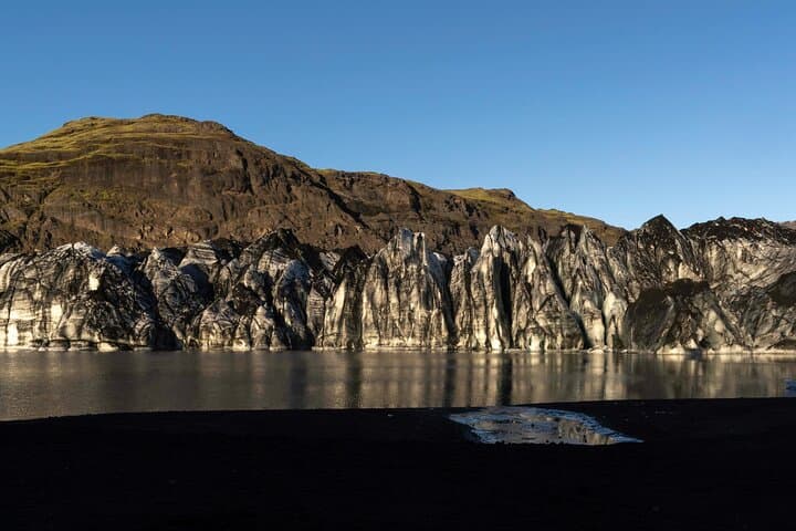 By the glacier of Sólheimajökull