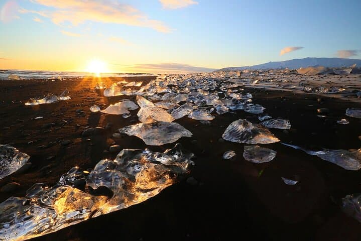 Jökulsárlón, Diamond Beach, Blue Ice Cave from Hofn Airport