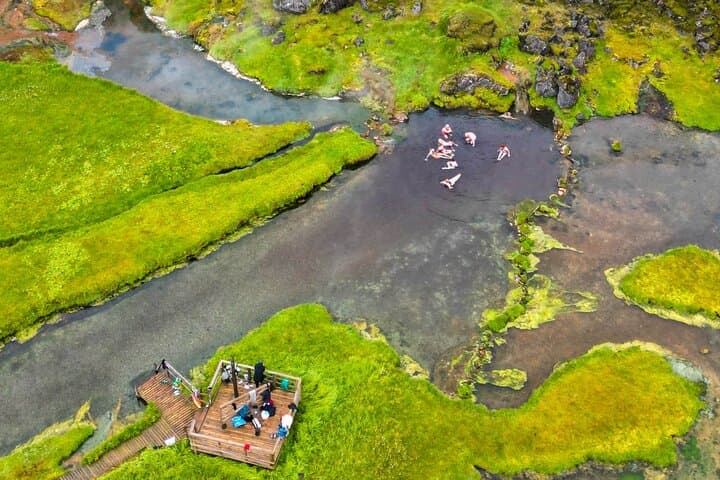 Natural geo thermal pool in Landmannalaugar