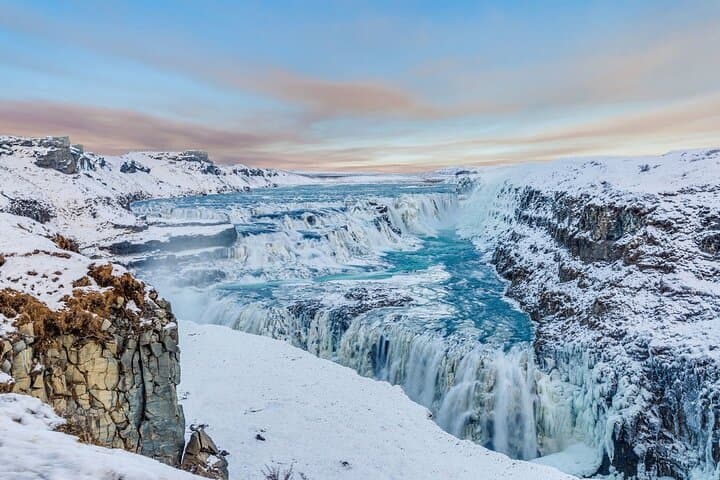 Gullfoss in winter colours