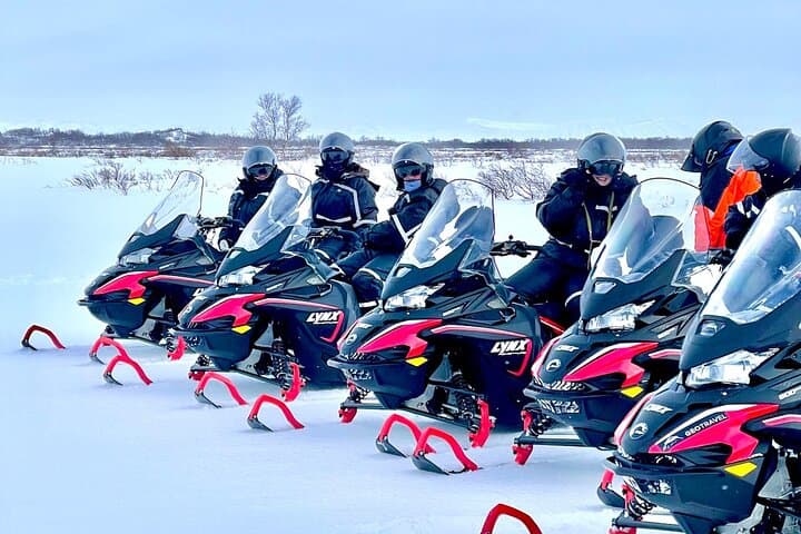 Snowmobile Tour by Lake Mývatn