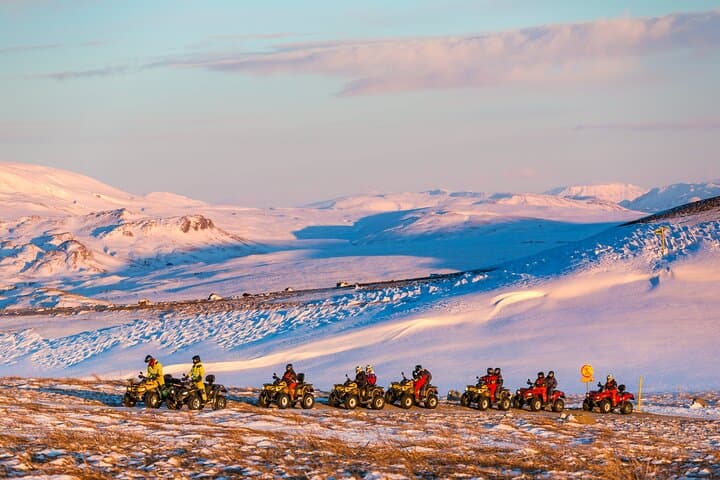 2hr ATV adventure with Pick up from Reykjavik (2 persons per ATV)