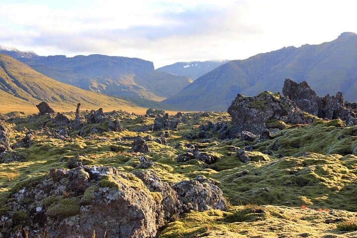 Immerse yourself in the beautiful landscapes left behind the volcanic eruptions that happened in Iceland´s rich history.