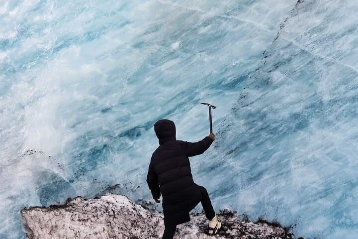 I wonder how hard the blue ice is...