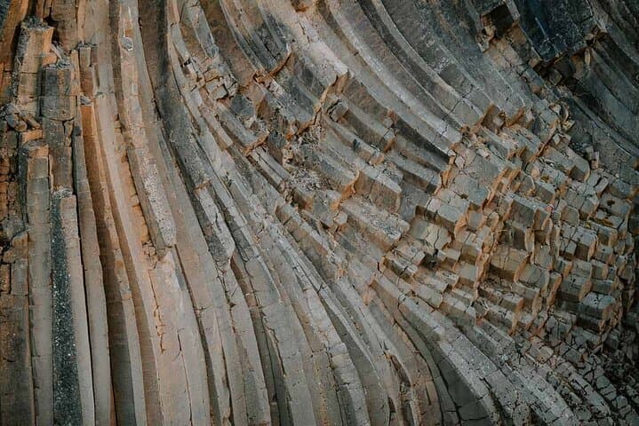 Spectacular basalt patterns at Stuðlagil