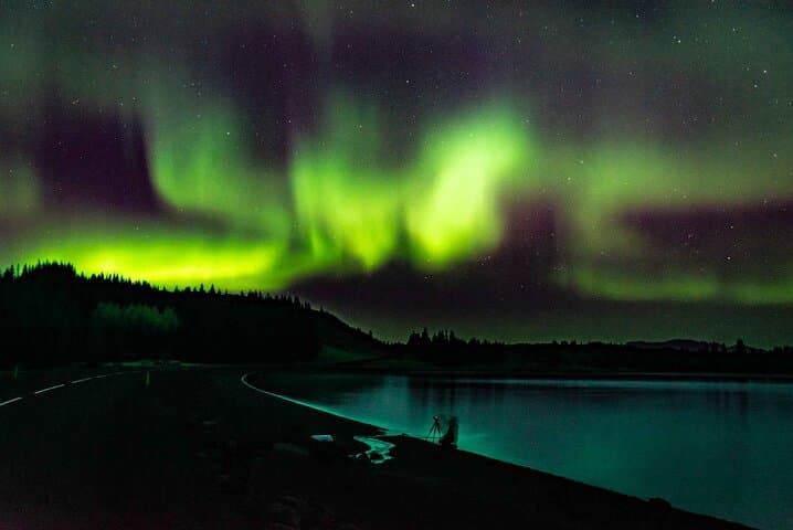Private Northern Lights by Jeep