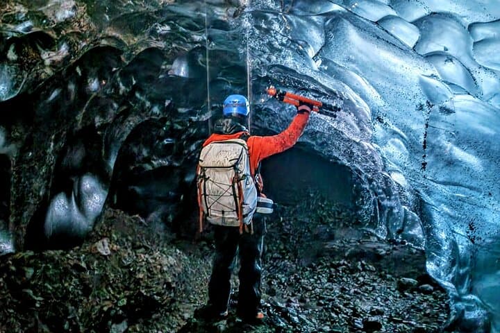 Ice Cave and Glacier Walk into Blue Glacier Canyon