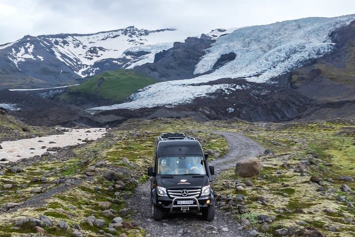 Our 4x4 transportation will save your legs and time and maximise the glacier hiking experience