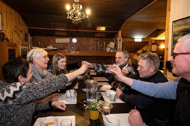 Skál or Cheers after a great Reykjavik Harbor Food Tour