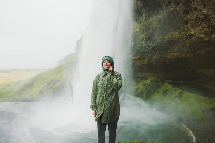 Private Black Sand Beach, Glacier Hike and Waterfalls