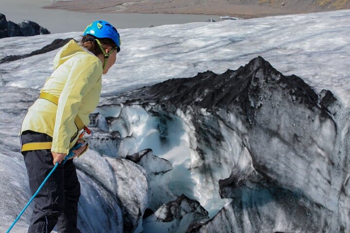 Private Black Sand Beach, Glacier Hike and Waterfalls