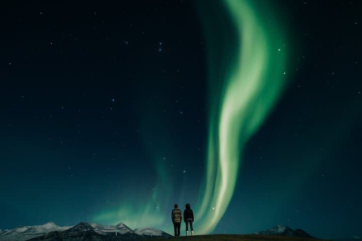 From Reykjavík Northern Lights Chase in a 4x4 Sprinter