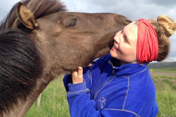 An intimate moment at the family farm